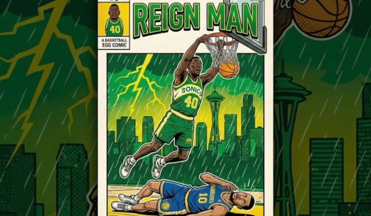 Shawn Kemp Hoop Heroes comic book